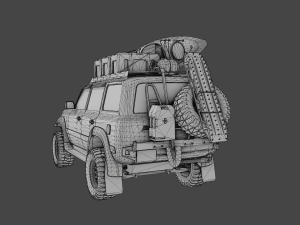 Land Explorer XYZ Car 3D Model
