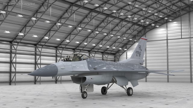 F-16 Falcon Jet 3D Модель .c4d .max .obj .3ds .fbx .stl .blend 