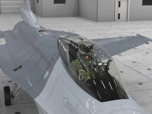 F-16 Falcon Jet 3D Model