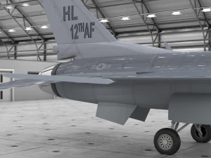 F-16 Falcon Jet 3D Model