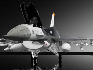 F-16 Falcon Jet 3D Модель