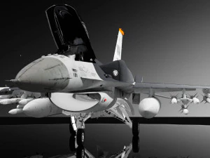 F-16 Falcon Jet 3D Model