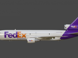 Fedex 833 - Animated and Rigged 3D 모델