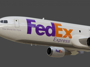 Fedex 833 - Animated and Rigged 3D 모델