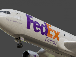 Fedex 833 - Animated and Rigged 3D 모델