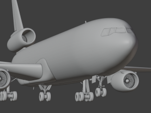 Fedex 833 - Animated and Rigged 3D 모델