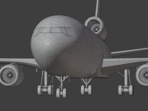 Fedex 833 - Animated and Rigged 3D 모델