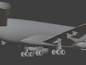 Fedex 833 - Animated and Rigged 3D 모델