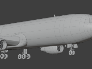 Fedex 833 - Animated and Rigged 3D 모델