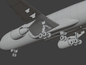 Fedex 833 - Animated and Rigged 3D 모델