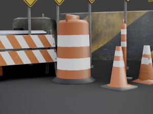 Highway Set Pack 3D मॉडल