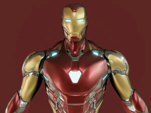 Iron Man Mark 85 manipuliert 3D Modell