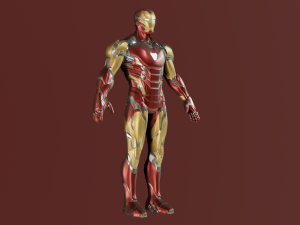 Iron Man Mark 85 Rigged 3D Model