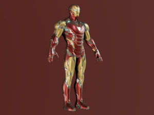 Iron Man Mark 85 Rigged 3D Model