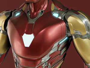 Iron Man Mark 85 Rigged 3D Model