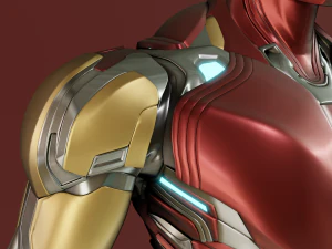 Iron Man Mark 85 Rigged 3D Model