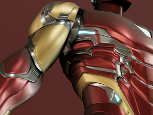 Iron Man Mark 85 Rigged 3D Model