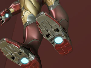 Iron Man Mark 85 Rigged 3D Model