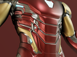 Iron Man Mark 85 Rigged 3D Model