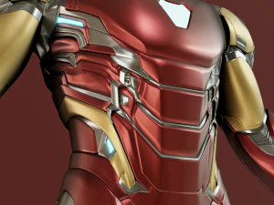 Iron Man Mark 85 Rigged 3D Model