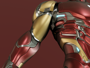 Iron Man Mark 85 Rigged 3D Model
