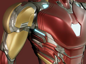 Iron Man Mark 85 Rigged 3D Model