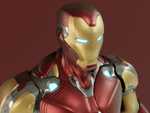 Iron Man Mark 85 Rigged 3D Model