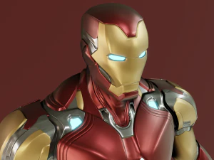 Iron Man Mark 85 Rigged 3D Model