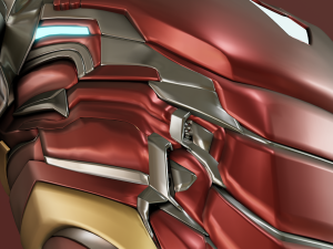 Iron Man Mark 85 Rigged 3D Model