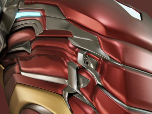 Iron Man Mark 85 Rigged 3D Model