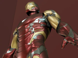 Iron Man Mark 85 Rigged 3D Model