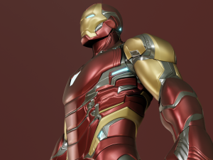 Iron Man Mark 85 Rigged 3D Model