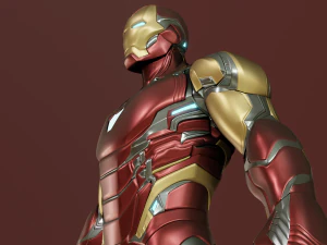 Iron Man Mark 85 Rigged 3D Model
