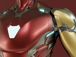 Iron Man Mark 85 Rigged 3D Model