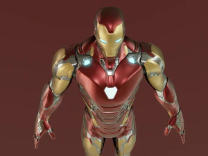 Iron Man Mark 85 Rigged 3D Model