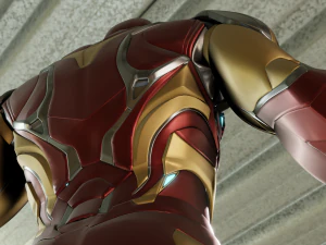 Iron Man Mark 85 Rigged 3D Model