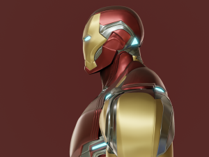 Iron Man Mark 85 Rigged 3D Model