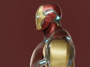 Iron Man Mark 85 Rigged 3D Model