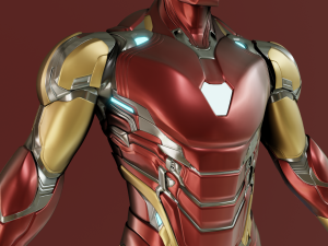 Iron Man Mark 85 Rigged 3D Model