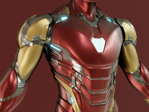 Iron Man Mark 85 Rigged 3D Model
