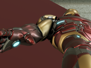 Iron Man Mark 85 Rigged 3D Model