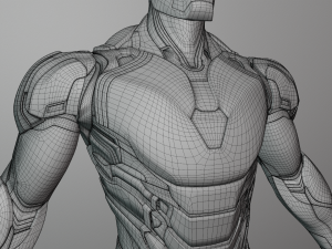 Iron Man Mark 85 Rigged 3D Model