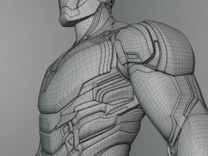 Iron Man Mark 85 Rigged 3D Model