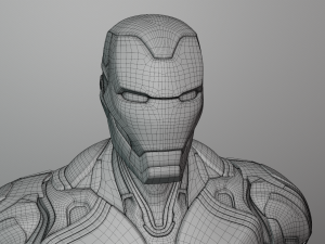 Iron Man Mark 85 Rigged 3D Model