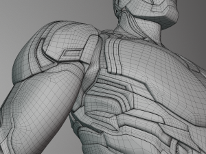 Iron Man Mark 85 Rigged 3D Model