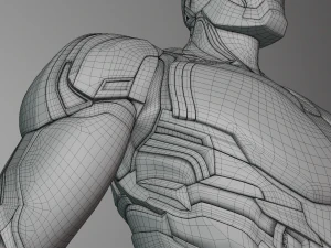 Iron Man Mark 85 Rigged 3D Model