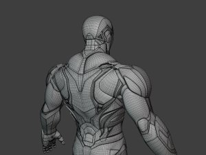Iron Man Mark 85 Rigged 3D Model