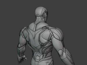 Iron Man Mark 85 Rigged 3D Model
