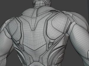 Iron Man Mark 85 Rigged 3D Model