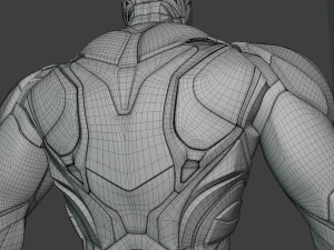 Iron Man Mark 85 Rigged 3D Model